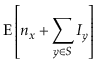 $\displaystyle \mathrm{E}\left[\ensuremath{\ensuremath{\ensuremath{\mathit{n}}}}...
...mathit{y}}}}\in S} I_{\ensuremath{\ensuremath{\ensuremath{\mathit{y}}}}}\right]$