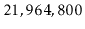 $ 21,964,800$