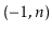 $ (-1,\ensuremath{\ensuremath{\ensuremath{\mathit{n}}}})$