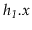 $ \ensuremath{\ensuremath{\mathit{h_1}}.\ensuremath{\mathit{x}}}$