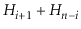 $ H_{\ensuremath{\ensuremath{\ensuremath{\mathit{i}}}}+1} + H_{\ensuremath{\ensu...
...th{\ensuremath{\mathit{n}}}}-\ensuremath{\ensuremath{\ensuremath{\mathit{i}}}}}$