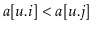 $ \ensuremath{\ensuremath{\ensuremath{\mathit{a}}[\ensuremath{\mathit{u}}.\ensur...
...math{\ensuremath{\mathit{a}}[\ensuremath{\mathit{u}}.\ensuremath{\mathit{j}}]}}$