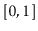 $ [0,1]$