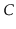 $ C$