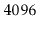 $ 4096$