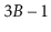 $ 3B-1$