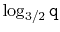 $ \log_{3/2}\ensuremath{\mathtt{q}}$