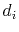 $ d_i$