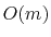 $ O(m)$