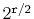 $ 2^{\ensuremath{\mathtt{r}}/2}$