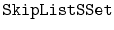 $ \mathtt{SkipListSSet}$