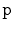 $ \mathtt{p}$