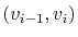 $ (v_{i-1},v_{i})$