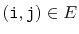 $ (\ensuremath{\mathtt{i}},\ensuremath{\mathtt{j}})\in E$