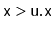 $ \ensuremath{\mathtt{x}}> \ensuremath{\mathtt{u.x}}$