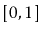 $ [0,1]$
