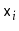 $ \ensuremath{\mathtt{x}}_i$