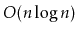 $ O(n\log n)$