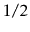 $ 1/2$