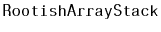 $ \mathtt{RootishArrayStack}$