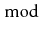$ \bmod$