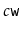 $ c\ensuremath{\mathtt{w}}$