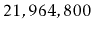 $ 21,964,800$