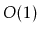 $ O(1)$