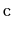 $ \mathtt{c}$