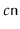 $ c\ensuremath{\mathtt{n}}$