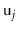 $ \ensuremath{\mathtt{u}}_j$