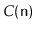 $ C(\ensuremath{\mathtt{n}})$