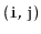 $ (\ensuremath{\mathtt{i}},\ensuremath{\mathtt{j}})$