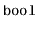 $ \mathtt{bool}$