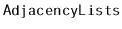 $ \mathtt{AdjacencyLists}$