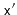 $ \mathtt{x'}$