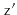$ \mathtt{z'}$