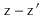 $ \ensuremath{\mathtt{z}}-\ensuremath{\mathtt{z}}'$
