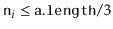 $ \ensuremath{\mathtt{n}}_i\le\ensuremath{\mathtt{a.length}}/3$