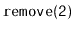 $ \mathtt{remove(2)}$