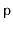 $ \mathtt{p}$