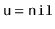 $ \mathtt{u=nil}$