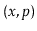 $ (\ensuremath{\ensuremath{\ensuremath{\mathit{x}}}},\ensuremath{\ensuremath{\ensuremath{\mathit{p}}}})$